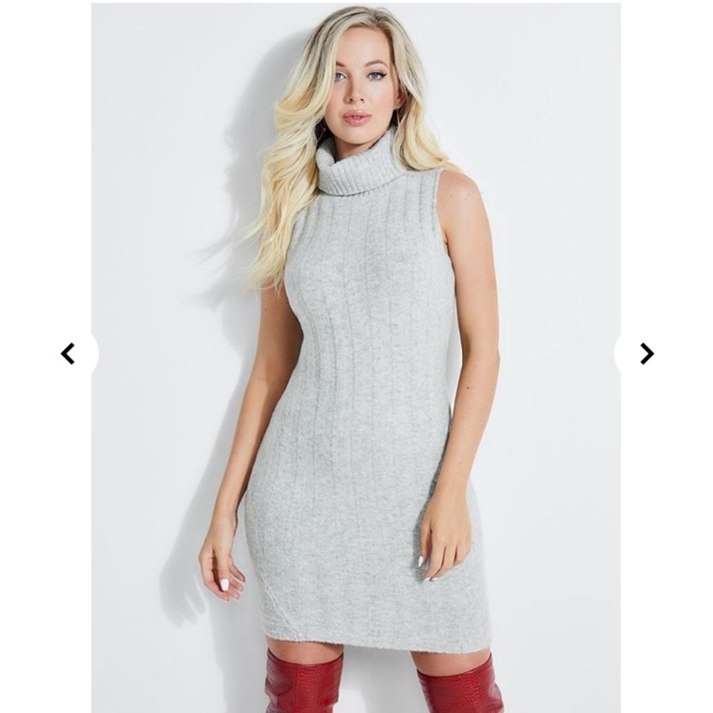 Guess BLACK knit dress NWT
